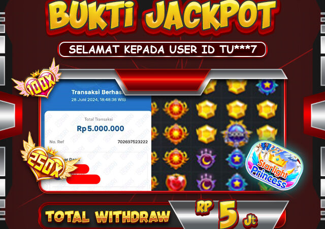 mendapatkan jackpot