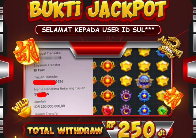 mendapatkan jackpot