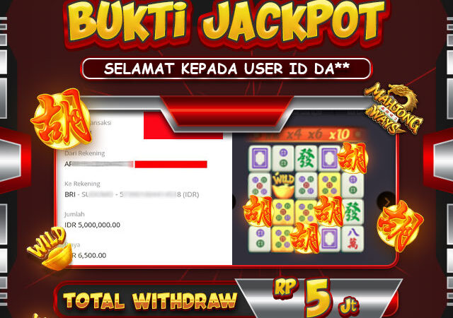 BUKTI JACKPOT DI SITUS AGENSAWER