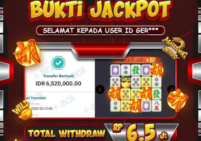 BUKTI JACKPOT DI SITUS AGENSAWER