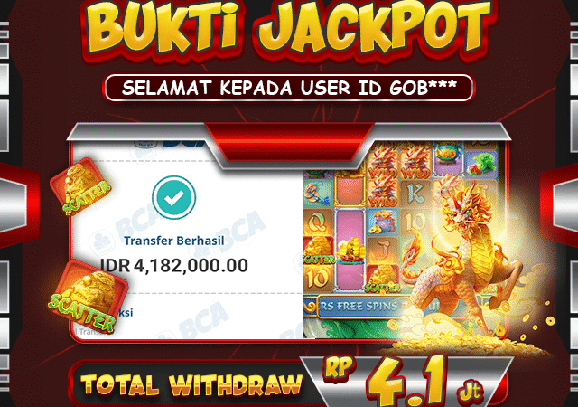 SELAMAT USER ID GOB*** TELAH MENDAPATKAN JACKPOT