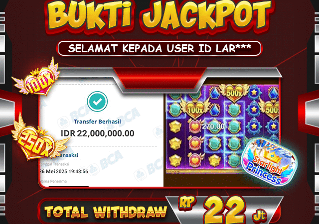 SELAMAT USER ID LAR*** TELAH MENDAPATKAN JACKPOT