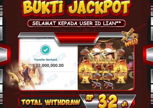 BUKTI JACKPOT DI SITUS AGENSAWER