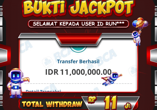 SELAMAT USER ID RUN*** TELAH MENDAPATKAN JACKPOT