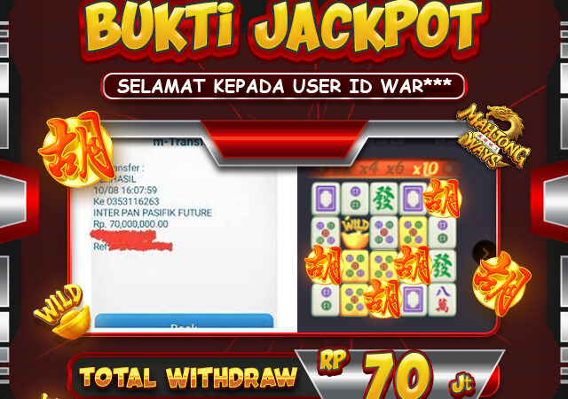 mendapatkan jackpot
