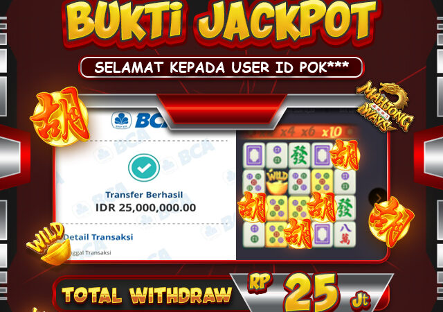 mendapatkan jackpot