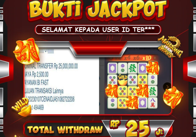mendapatkan jackpot