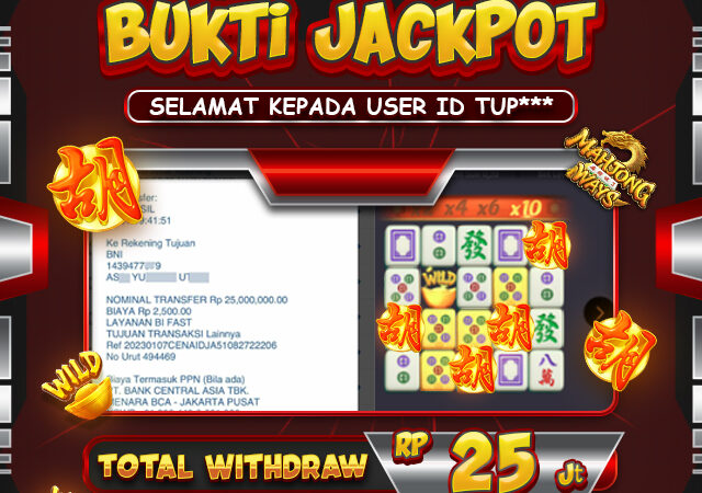 mendapatkan jackpot