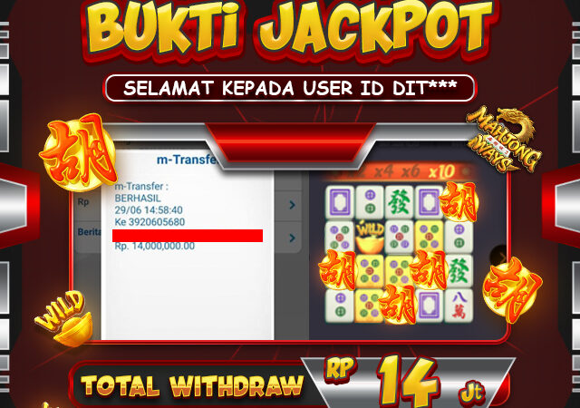 mendapatkan jackpot