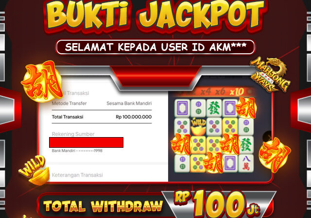 mendapatkan jackpot