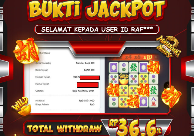 mendapatkan jackpot